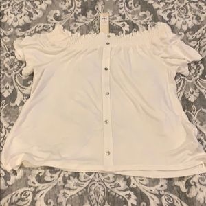 NWT - White Off Shoulder Blouse